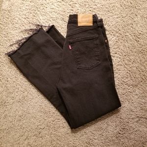 Levi's Ribcage Cropped Flare Jeans